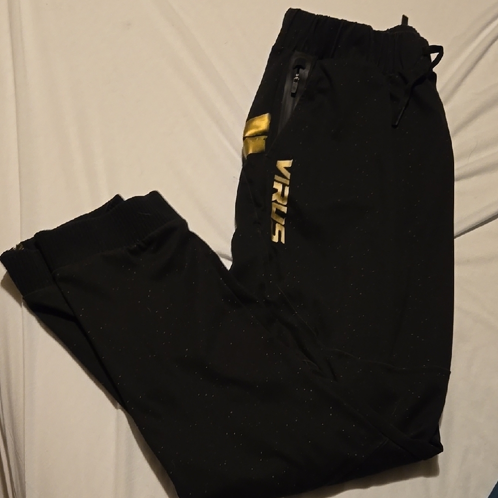 Virus Men's Black Gold KL-2 Jogger Pants